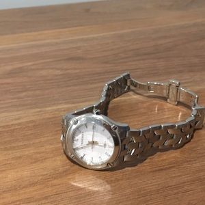 Silver Burberry watch